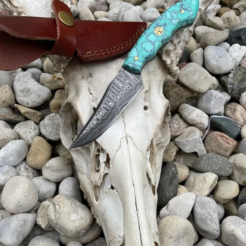 Turquoise Hunting Knife