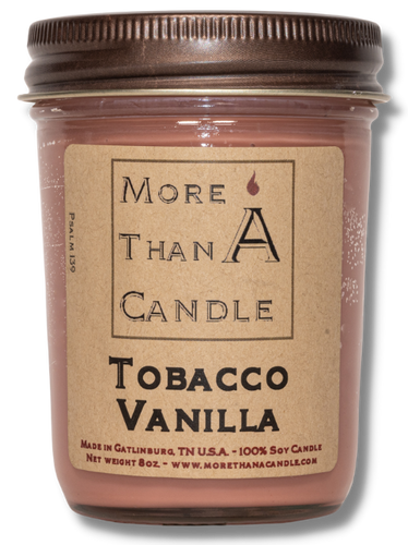 Tobacco & Vanilla - 8 oz Jelly Jar