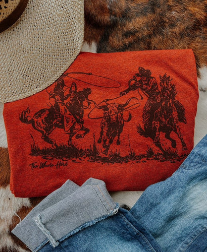 Let 'er Rope Adult Western Graphic Tee